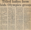 19811204 TITLED LADIES KIDS OLYMPICS CN